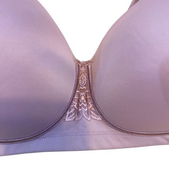 Vanity Fair 40C Bra Lingerie Full Figure Beauty Back Smoother Wireless 71380 - Picture 4 of 5